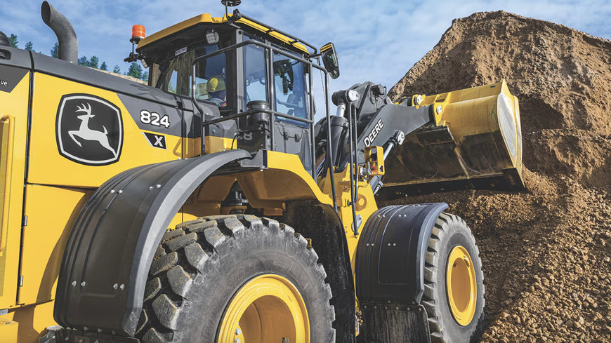 JOHN DEERE ROLLS OUT PROVEN E-DRIVE PRODUCTION CLASS LOADER OFFERINGS WITH THE 744 AND 824 X-TIER MODELS